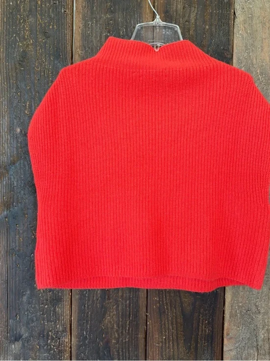 Anthropologie Ezra Short-Sleeve Sweater Tee in Bright Pink 100% cashmere - Picture 6 of 9